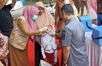 Hari Pertama PIN Polio, 12.332 Anak di Pekanbaru Sudah Diimunisasi