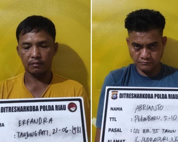 Gerebek Pengedar Sabu, Polda Riau Temukan Sepucuk Senjata Api