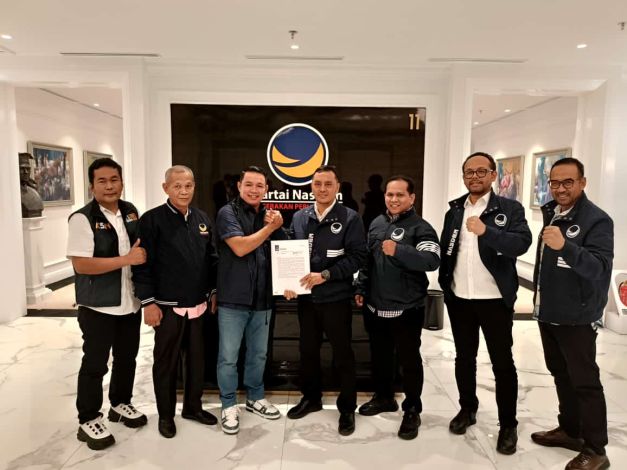 Pilkada Pelalawan 2024, NasDem Resmi Dukung Zukri - Husni Tamrin