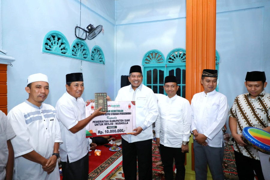 Safari Ramadan Di Kecamatan Tualang Sebut Pemkab Bakal Bangun MPP, Alfedri : Pelayanan Tak  Pakai Lamo!