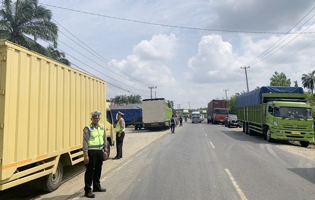 Langgar Aturan, 134 Truk Terjaring Razia Gabungan