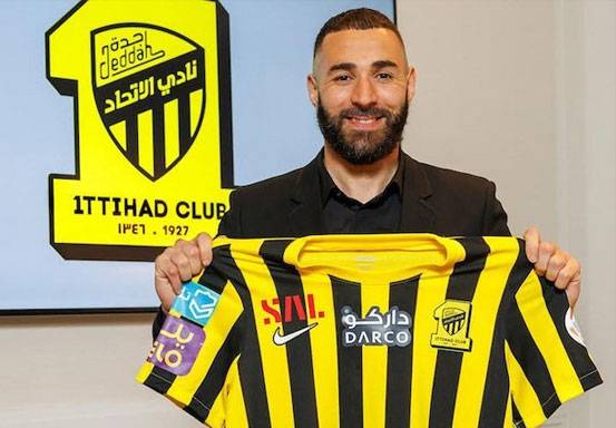 Karim Benzema Resmi Dikenalkan Sebagai Pemain Baru Al Ittihad