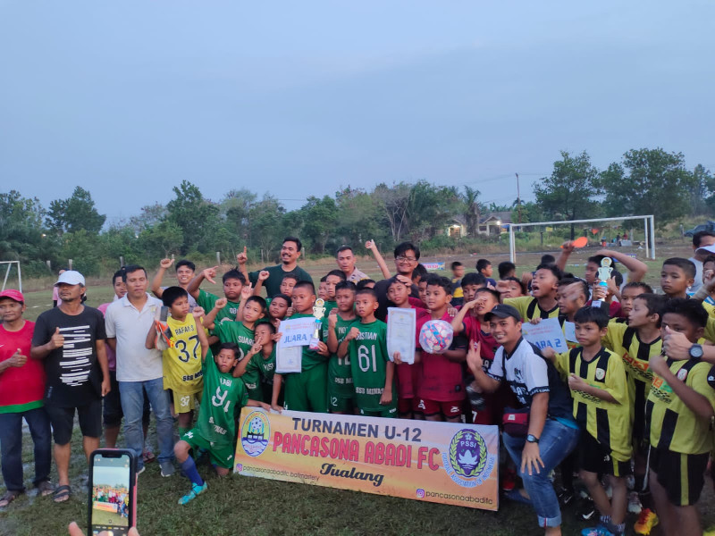 Pancasona Abadi Festival 2023 Sukses Digelar, SSB Minas Juara PCSS Runner Up