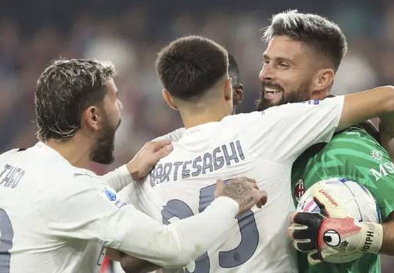 Kalahkan Genoa, Giroud Menjelma Jadi Kiper