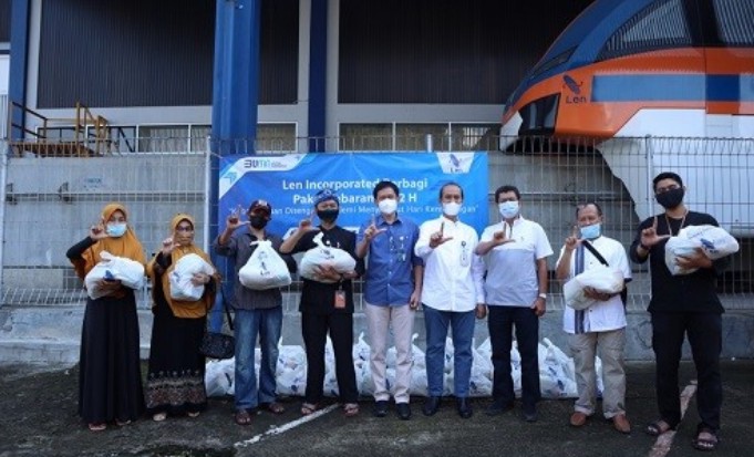 Len Incorporated Salurkan 777 Paket Lebaran