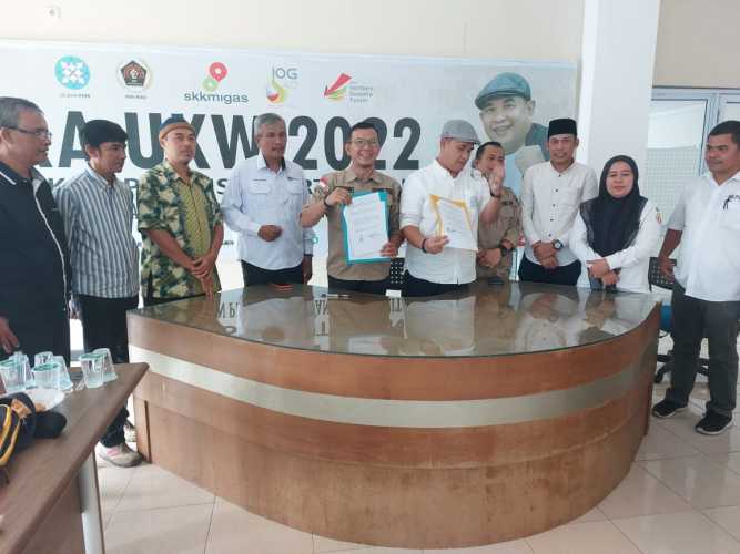 Sukseskan Pemilu 2024, Bawaslu Kampar Teken MoU dengan PWI Riau