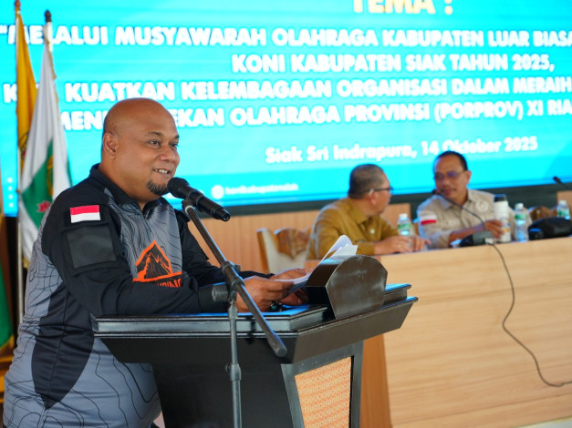 Wabup Syamsurizal Ketuai KONI Siak Periode 2025-2029