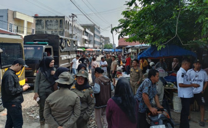 Ratusan Pedagang di Jalan Teratai Pekanbaru Diminta Kosongkan Lapak, Ada Perbaikan Jalan