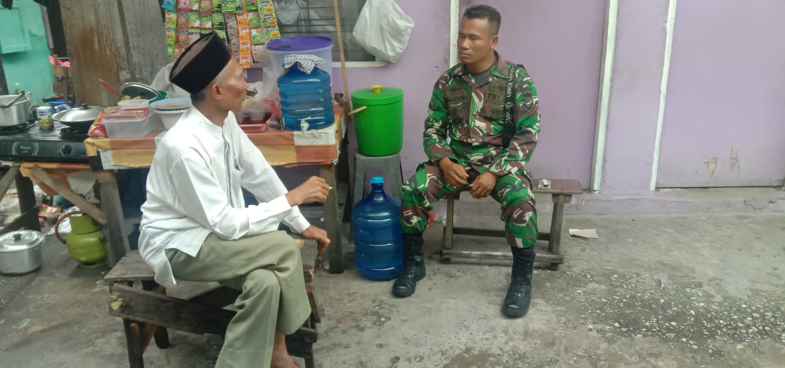 Serda Sumarsono Sosialisasi Pola Hidup Sehat dan Bersih 