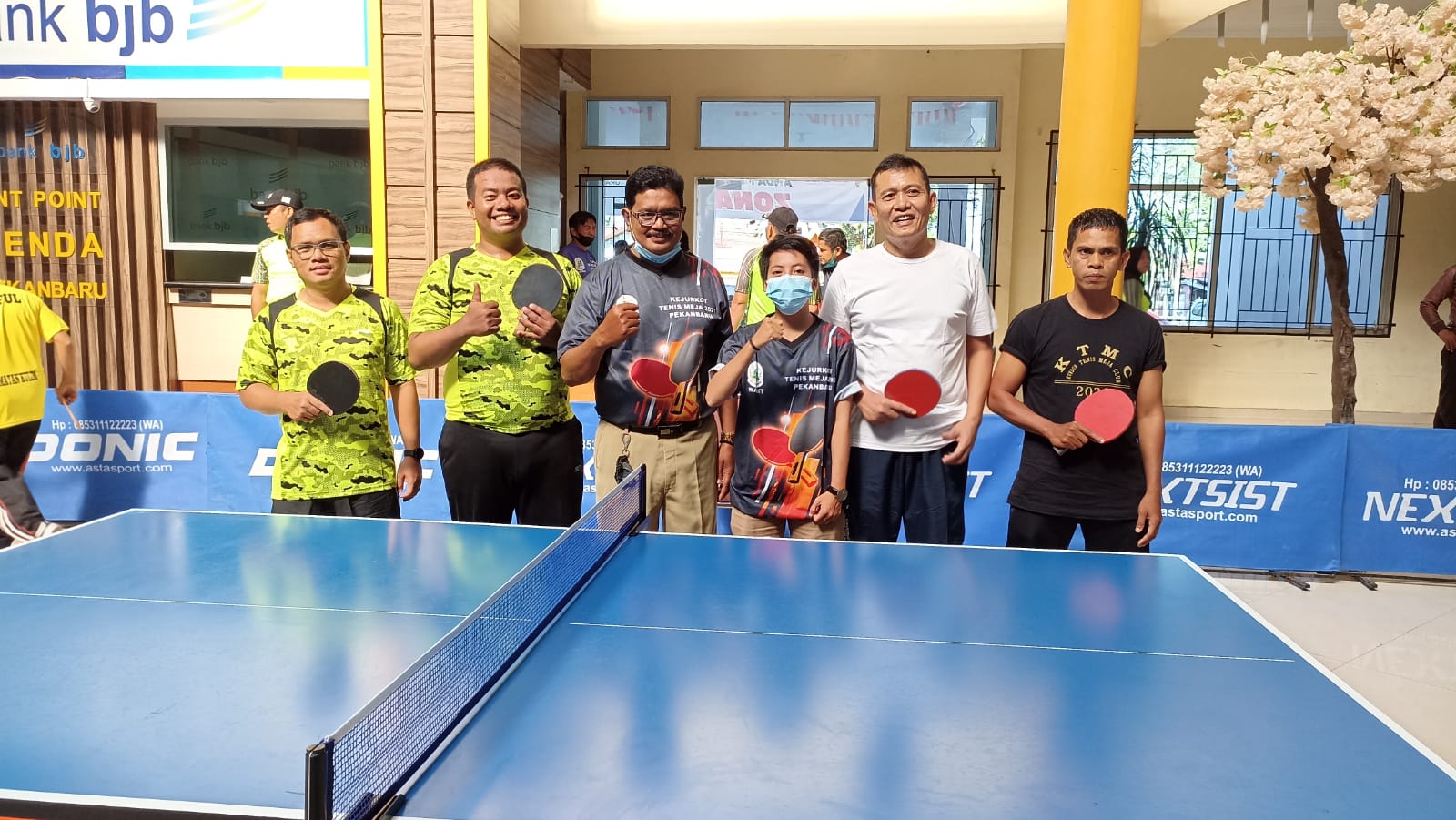 PTMSI Pekanbaru Gelar Kejuaraan Tenis Meja antar Kecamatan se Pekanbaru