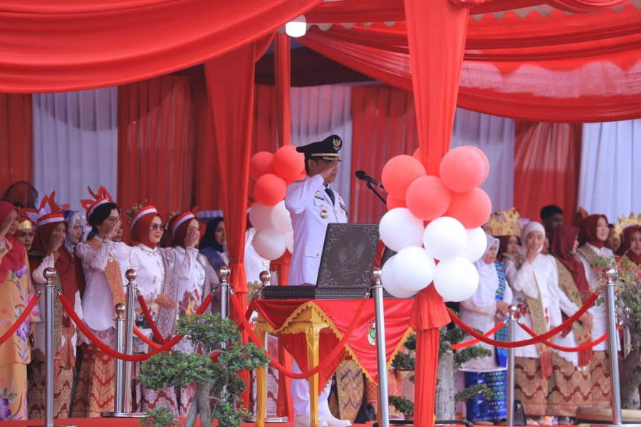 Kepala BPKAD Pekanbaru Ikut Pelaksanaan Upacara HUT ke-78 RI