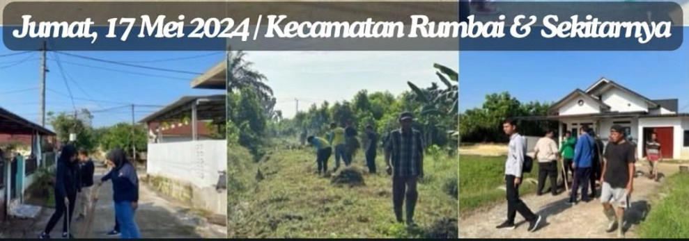Kepala Dispora Kota Pekanbaru Hazli Febriyanto Ikut Gotong Royong dalam Gerakan Cinta Pekanbaru