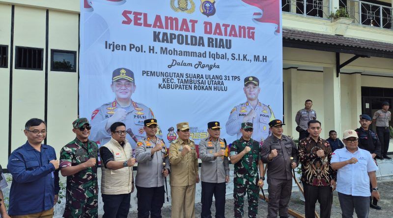 Ketua Bawaslu Riau Apresiasi Polda Riau dan Korem 031/Wirabima Ikut Amankan PSU