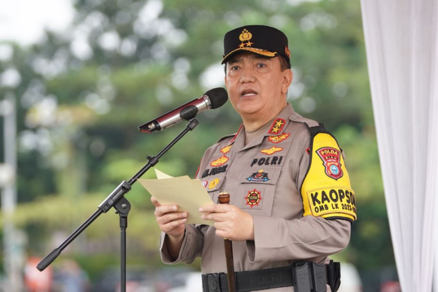 Kapolda Riau Sampaikan Tahniah Untuk Pj Gubri SF Hariyanto
