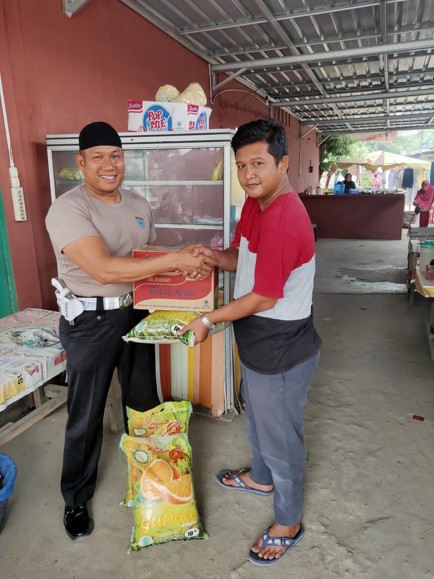 Peduli Bandang, Kapolpos Bilah Hulu Gandeng Rumah Peduli Labuhanbatu