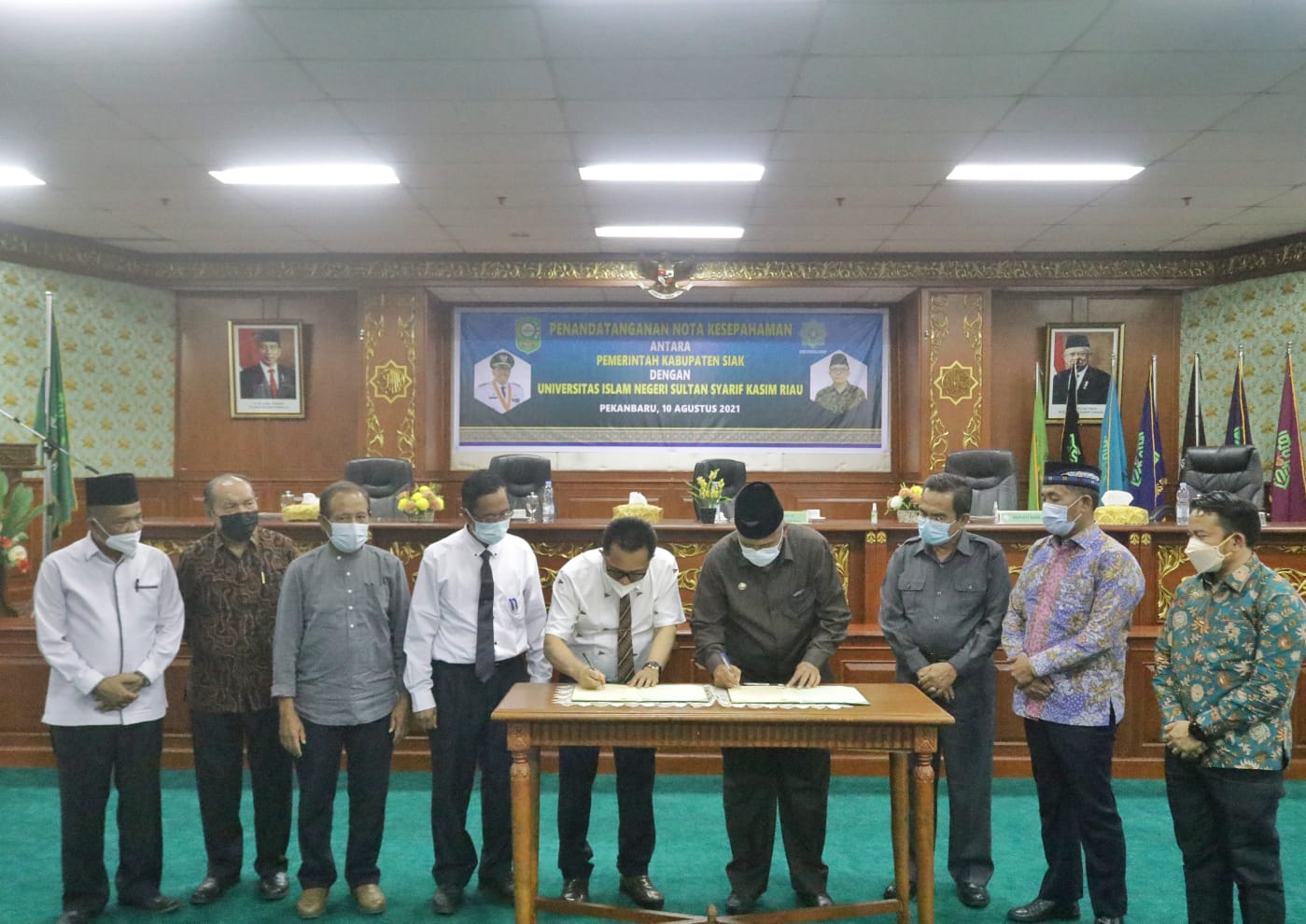Tingkatkan Kualitas SDM, Pemkab Siak dan UIN Suska Riau Teken MoU