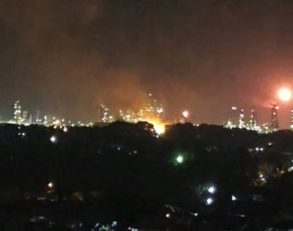 Kilang Minyak Pertamina Dumai Meledak, Polisi Lakukan Penyelidikan