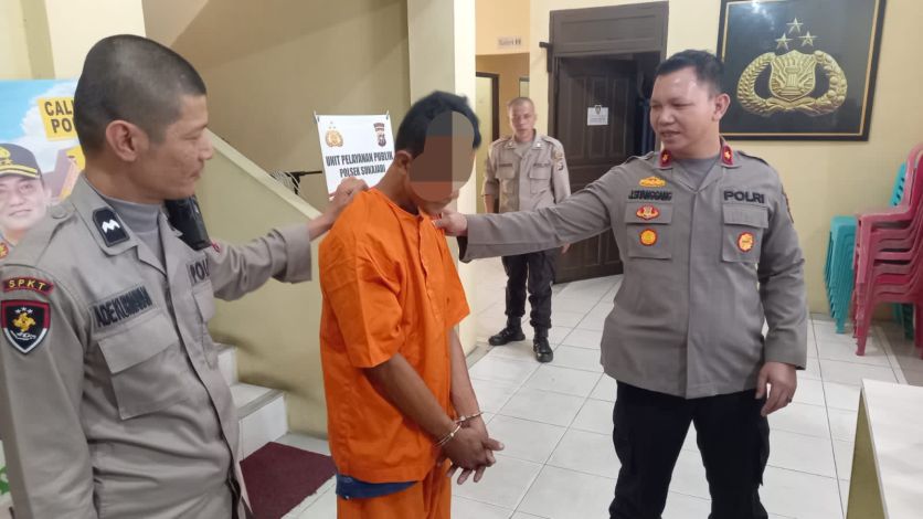 Maling Pagar Besi Gereja Ditangkap Setelah Dua Jam Sembunyi di Selokan