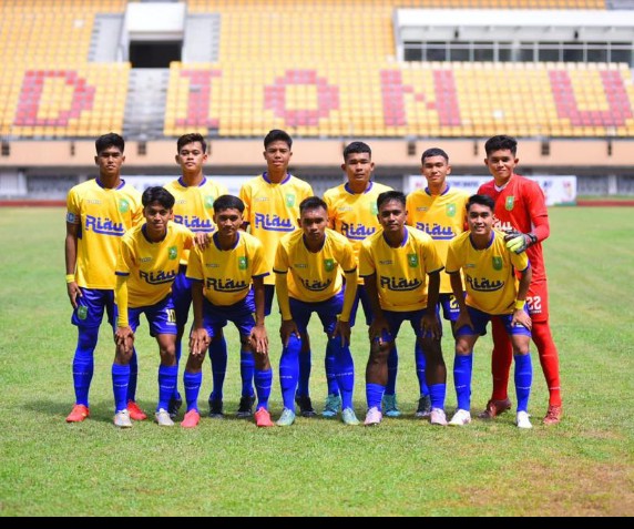 Gol Semata Wayang Enrico Antarkan Tim Sepakbola Riau ke Babak Semifinal Prakualifikasi PON 2024