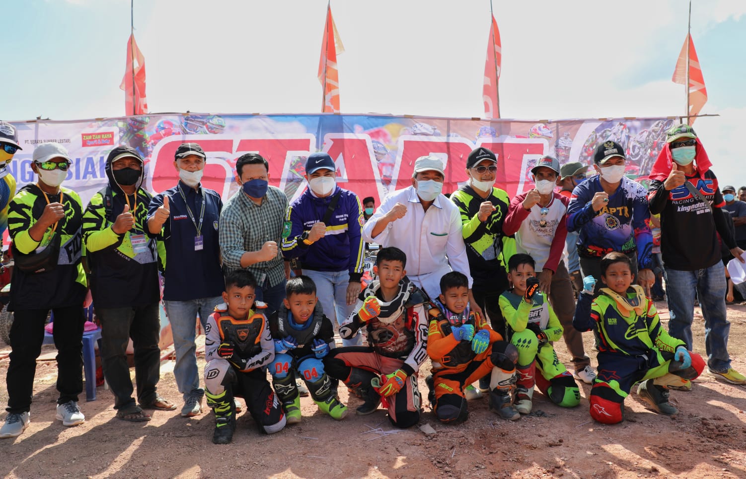 Bupati Siak Buka Kejuaraan Grasstrack dan Motocross Tumang Chmapionships