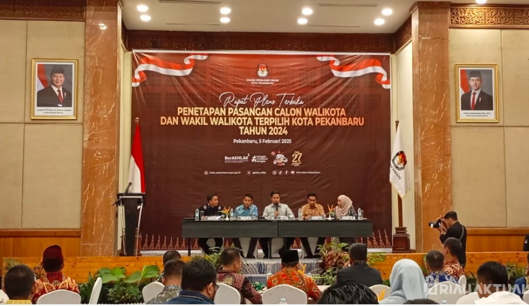 SAH! Agung Nugroho -Markarius Anwar Walikota-Wakil Walikota Pekanbaru 2025-2030