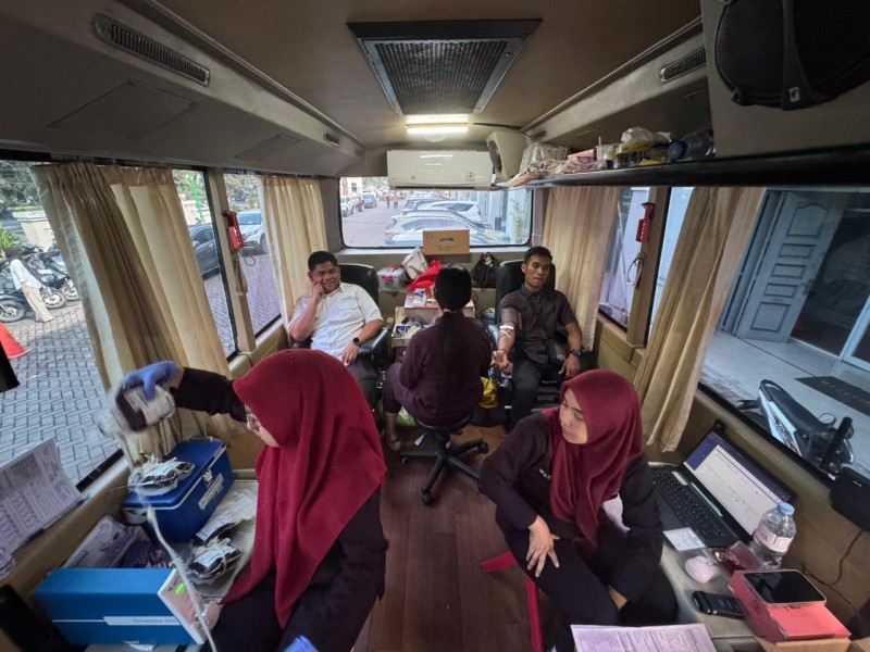 PGN Area Pekanbaru Gelar Donor Darah dalam Rangka Bulan K3 Nasional