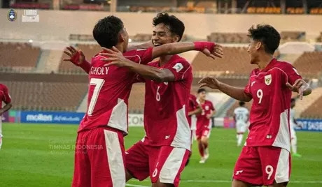 Dua Gol Saat Injury Time Menangkan Indonesia atas Afganistan