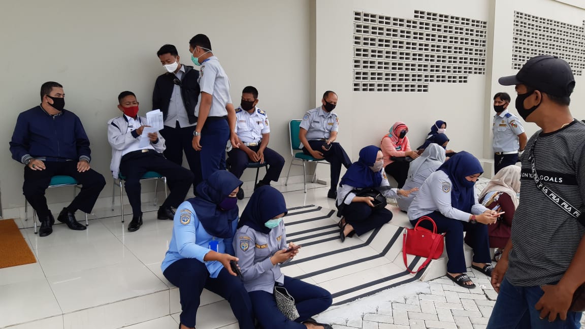 Dishub Pekanbaru Gelar Rapid Test Massal Seluruh Pegawai