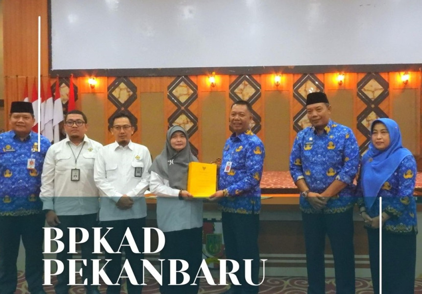 Kepala BPKAD Pekanbaru Ikuti Rapat Exit Meeting Pemeriksaan Terinci bersama BPK RI Perwakilan Riau