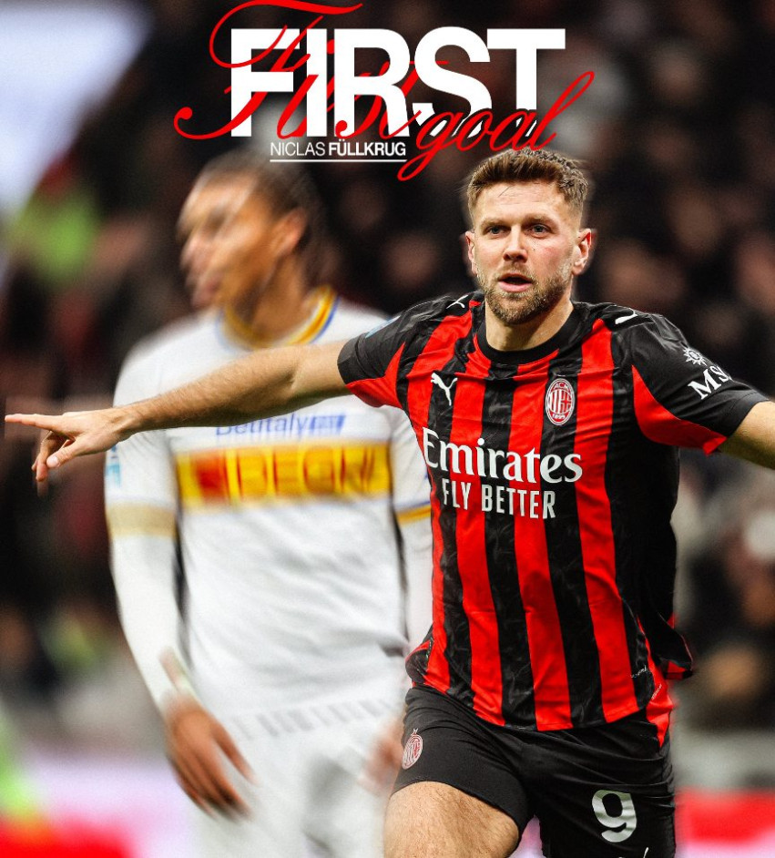 Gol Perdana Fullkrug Antar AC Milan Tekuk Lecce
