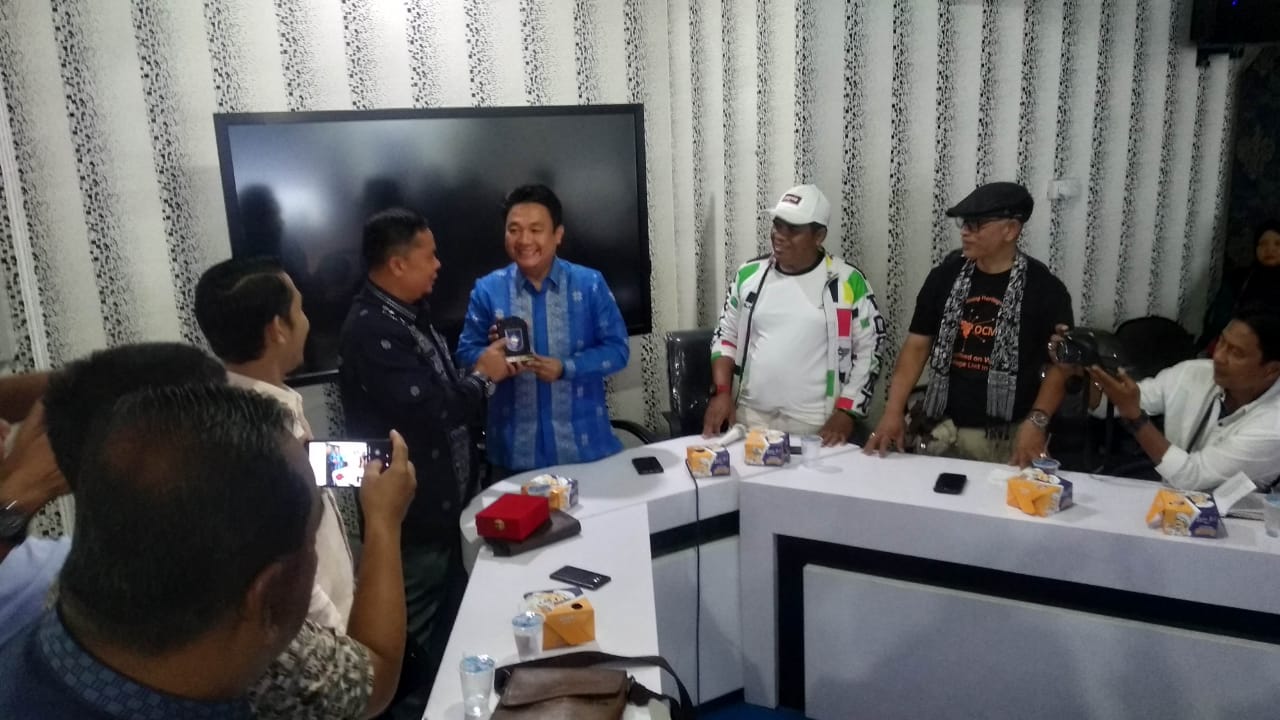 Wartawan dan Asisten I Pemko Sawahlunto Kunjungi Command Center Pekanbaru