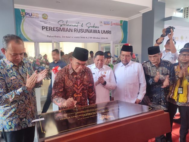 Dibangun APBN Rp19 Miliar, Menko Muhadjir Effendy Resmikan Rusunawa Umri