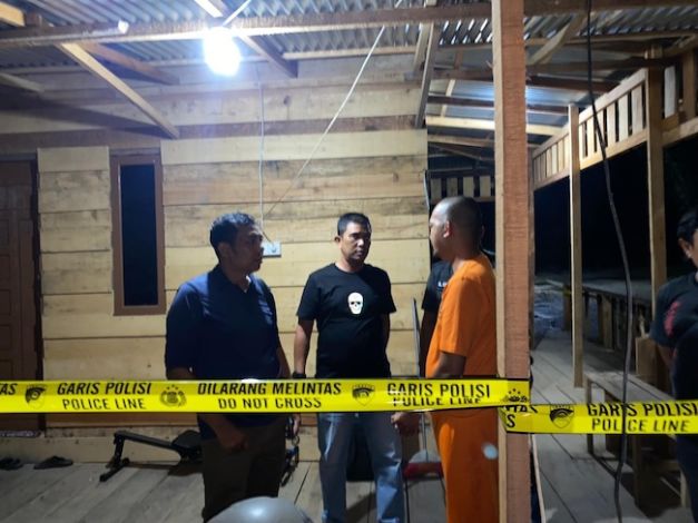 Polda Riau Segel Lokasi Pemurnian Emas Ilegal di Kuansing, Pemilik Diburu
