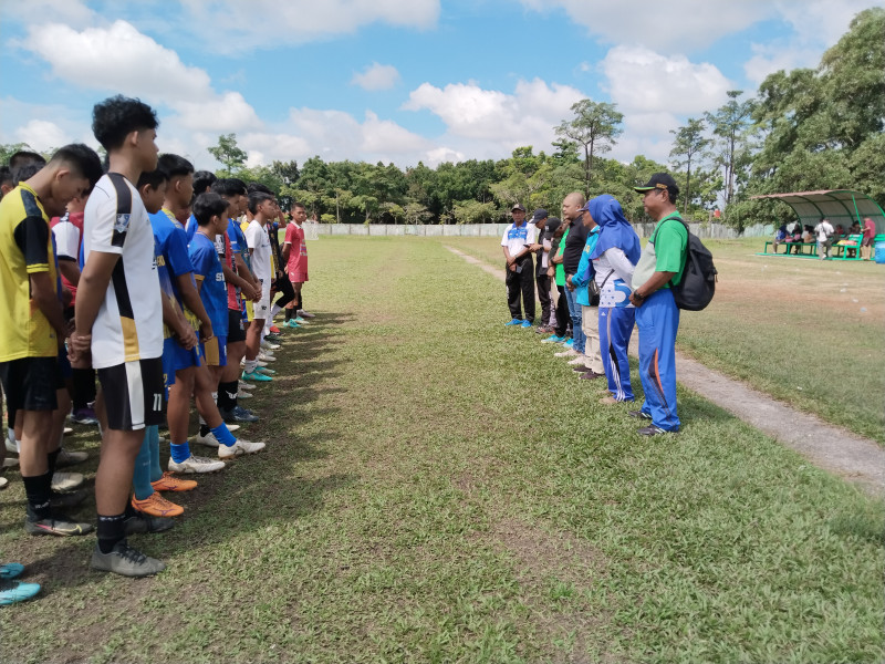 150 Pemain Muda Antusias Ikut Seleksi Terbuka  Sepakbola Popda Pekanbaru