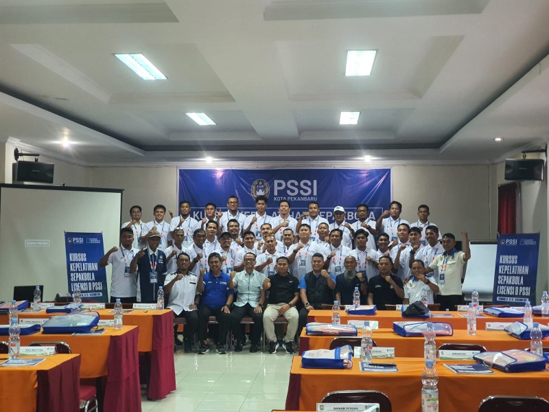Kursus Lisensi D PSSI Pekanbaru Gelombang I Resmi Di Buka