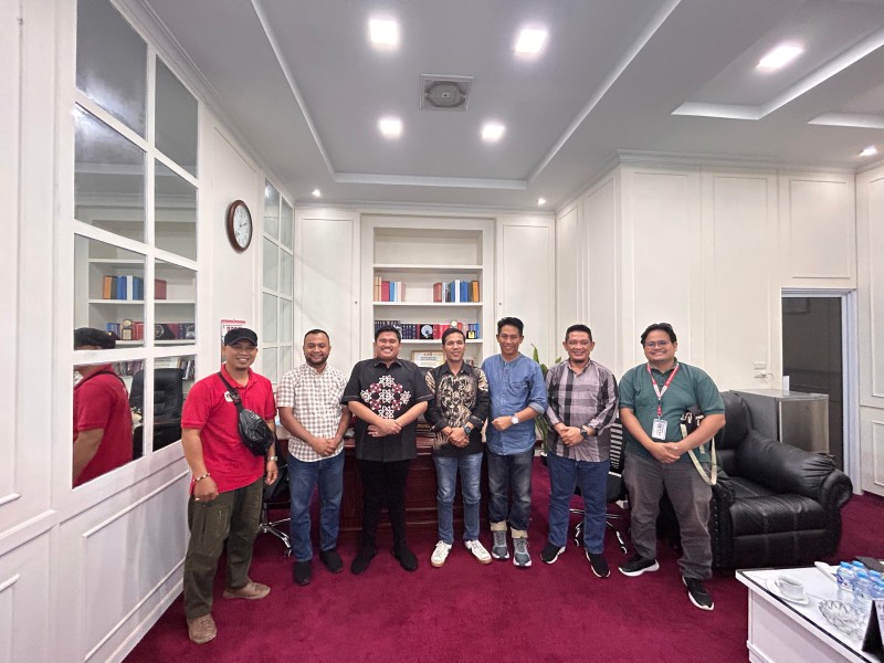 PWI dan Diskominfotik Bengkalis Perkuat Kemitraan
