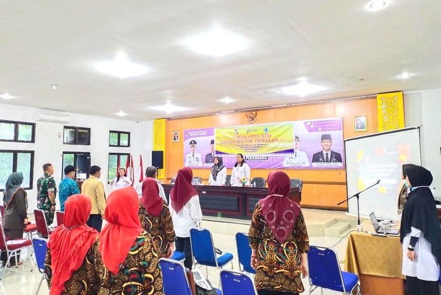 Camat Binawidya Buka Lokakarya Mini PSRI