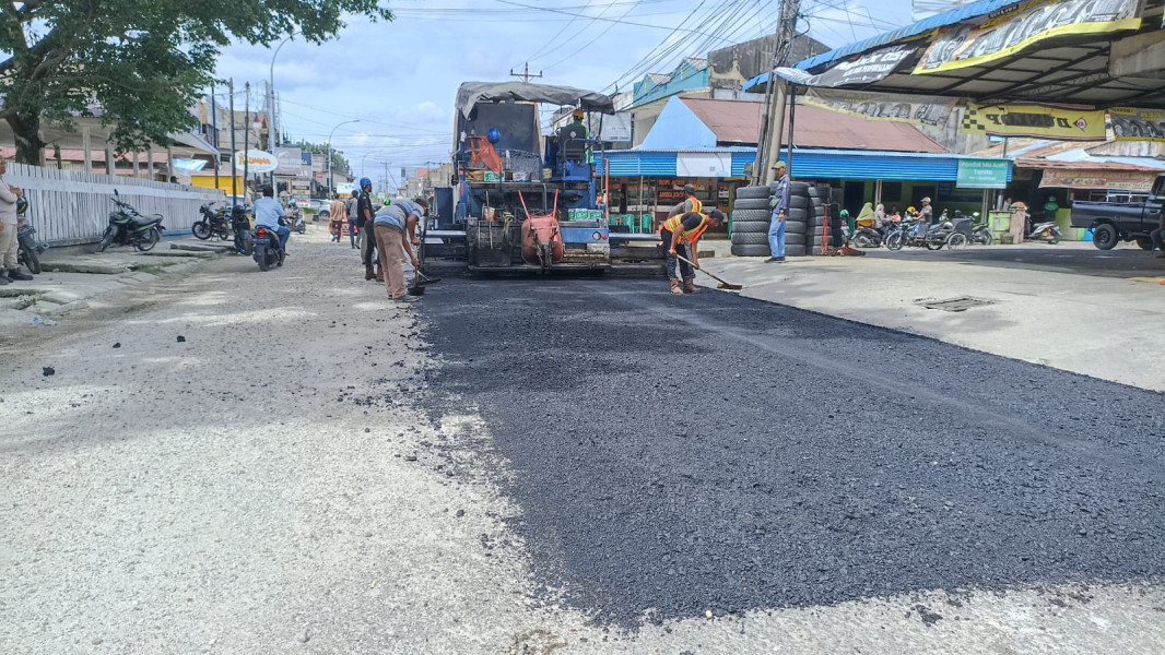 Hingga Februari 2023, Dinas PUPR Pekanbaru Perbaiki 17 Titik Jalan Rusak