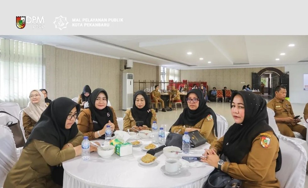 DPMPTSP Kota Pekanbaru Adakan Coffee Morning, Fokus Diskusi Bersama Pengelola dan Gerai di MPP