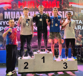 Atlet Muaythai Pekanbaru Berjaya di Kejurnas 2025, 2 Emas dan 1 Perunggu Berhasil Dibawa ke Riau