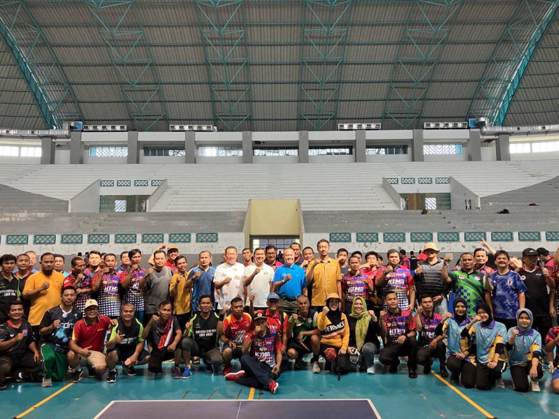 Dispora Riau Gelar Turnamen Tenis Meja Terbuka, Diikuti 500 Lebih Peserta