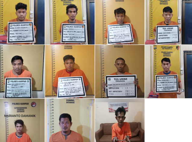 11 Tahanan Polres Kampar Kabur, Ini Identitas dan Tampangnya