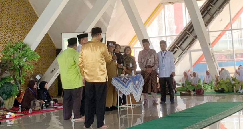 SMPN Madani Pekanbaru Gelar Ujian Terbuka Sertifikasi Tahfidz Alquran