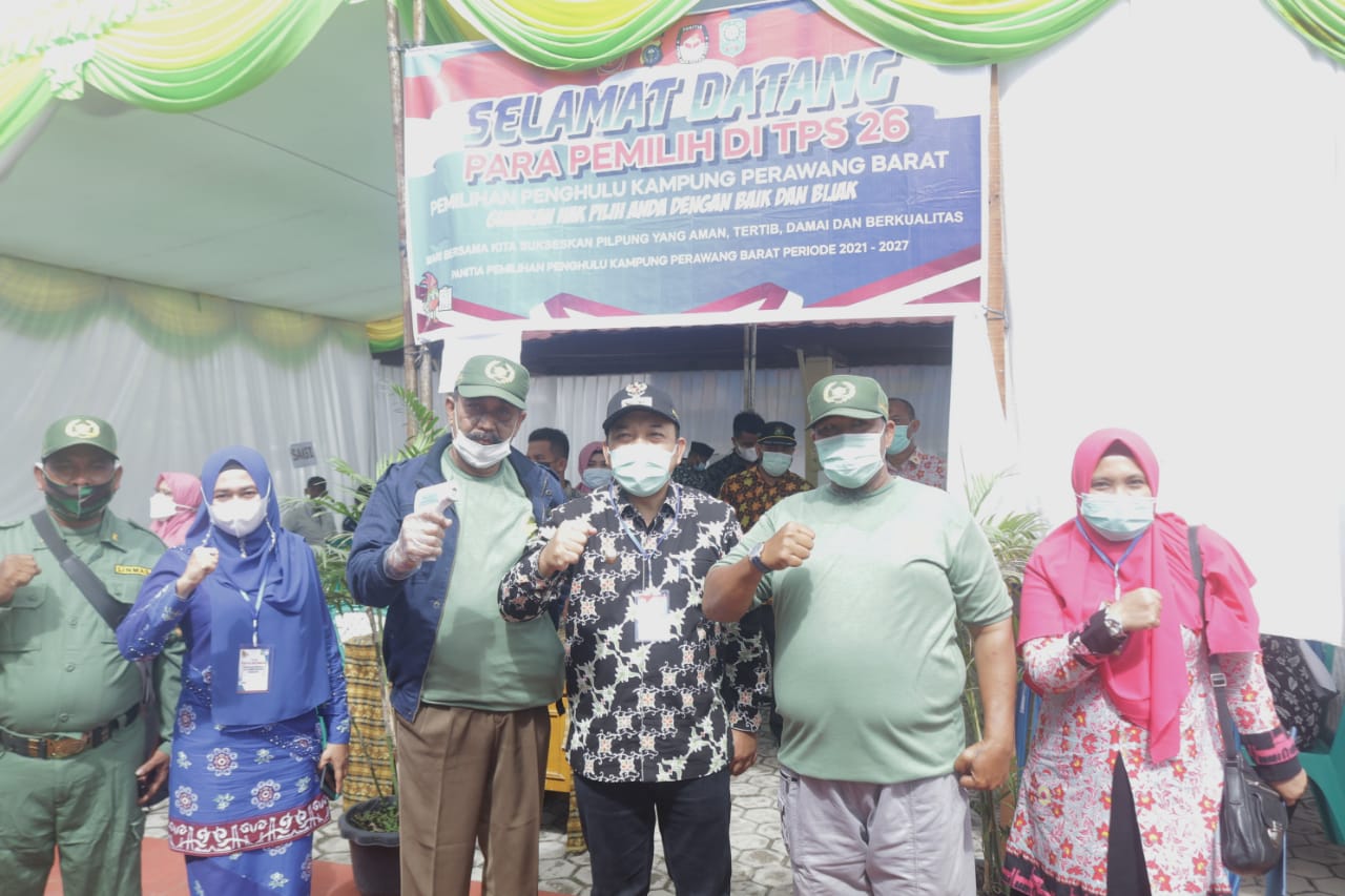 Bupati Alfedri Sampaikan Tahapan Pilpung Kepada Dirjen Bina Pemdes Melalui Video Conference 
