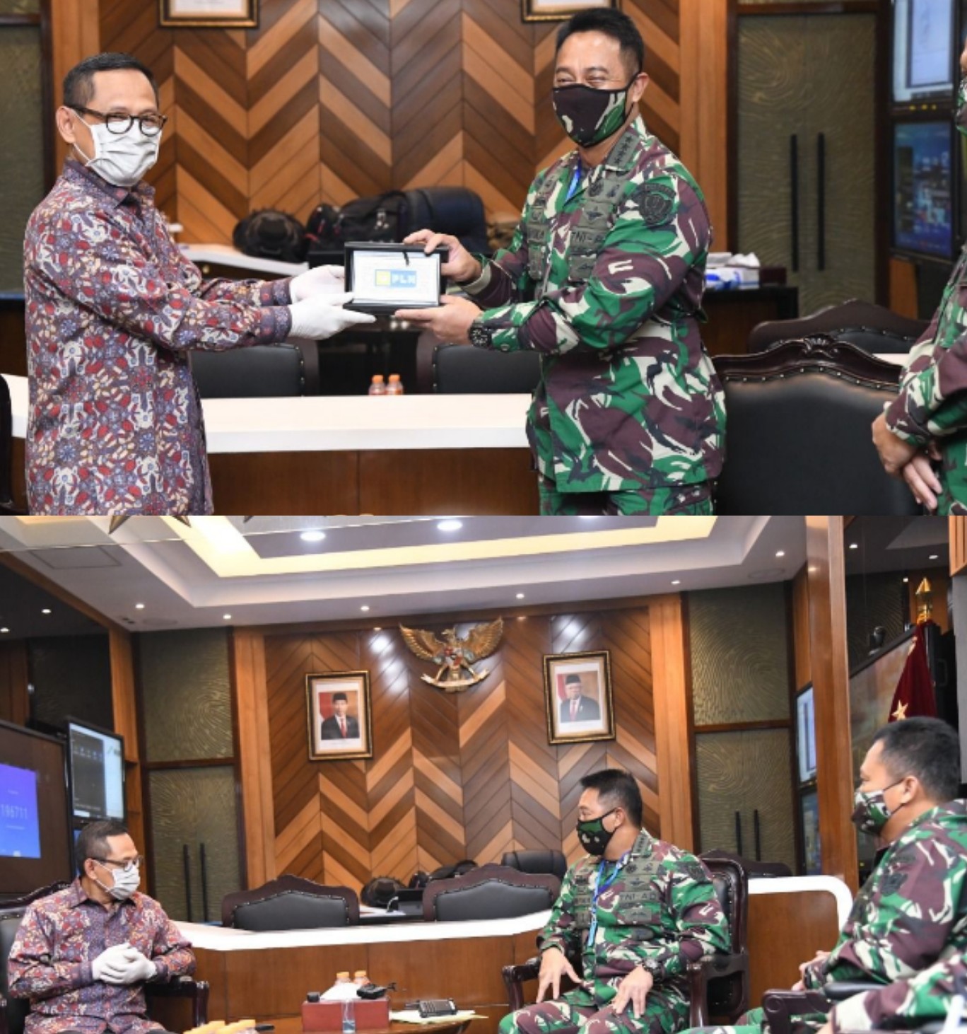 KASAD Terima Audiensi Pejabat  PLN, Bahas Bantuan untuk Bangun Perumahan Prajurit