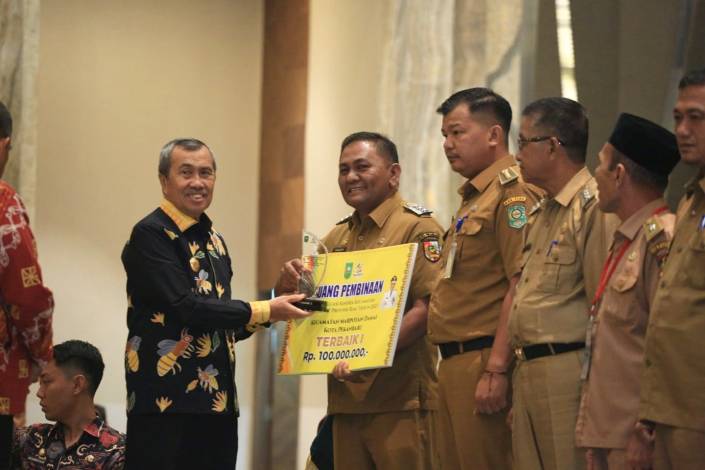 Marpoyan Damai Peringkat 1 Evaluasi Kinerja Kecamatan Tingkat Provinsi Riau 2023