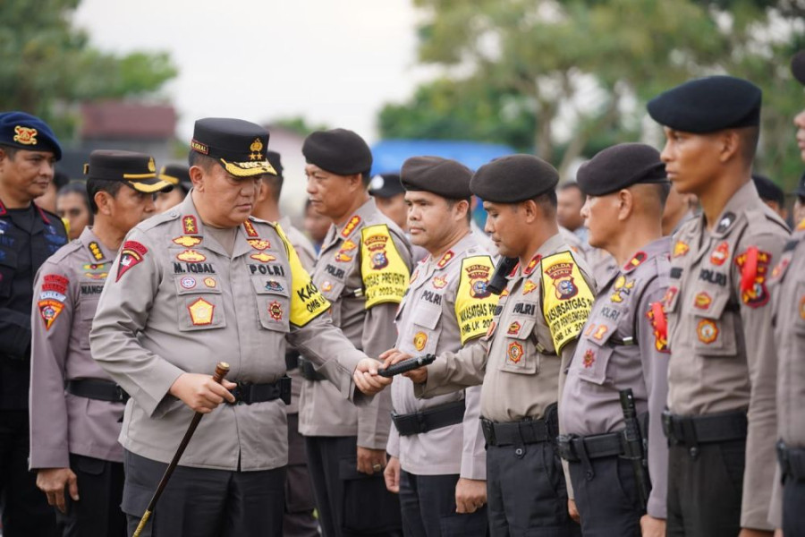 Pengamanan Kampanye, Ini Pesan Kapolda Riau Kepada Anggota