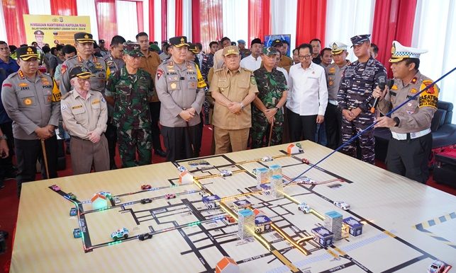 Tinjau Pos Pengamanan di Pekanbaru, Ini Perintah Kapolda Riau