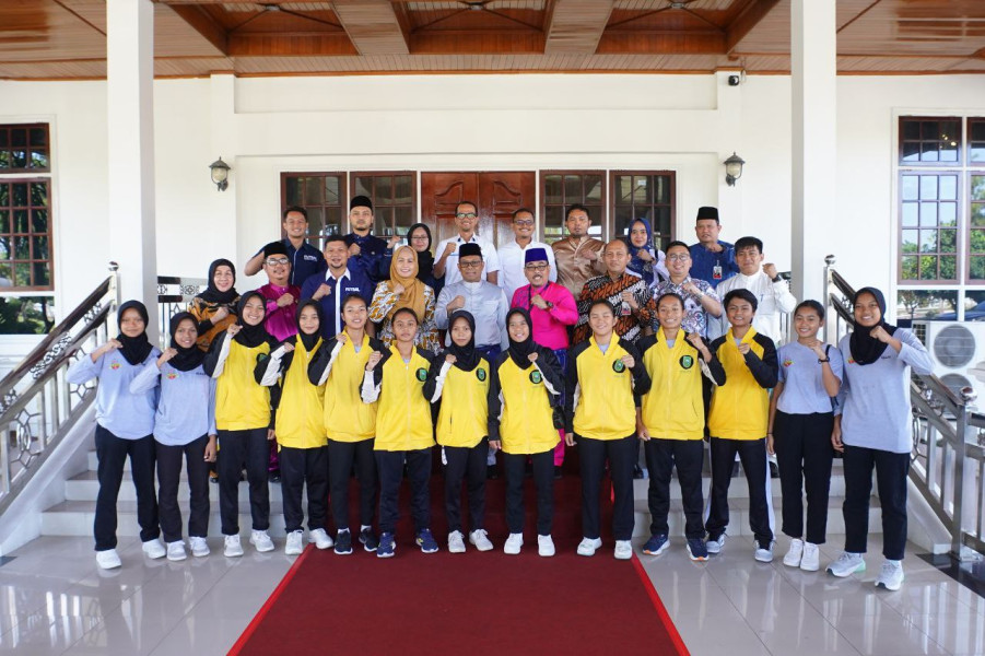 Pj Gubri Audiensi Bersama Asosiasi Futsal Provinsi Riau