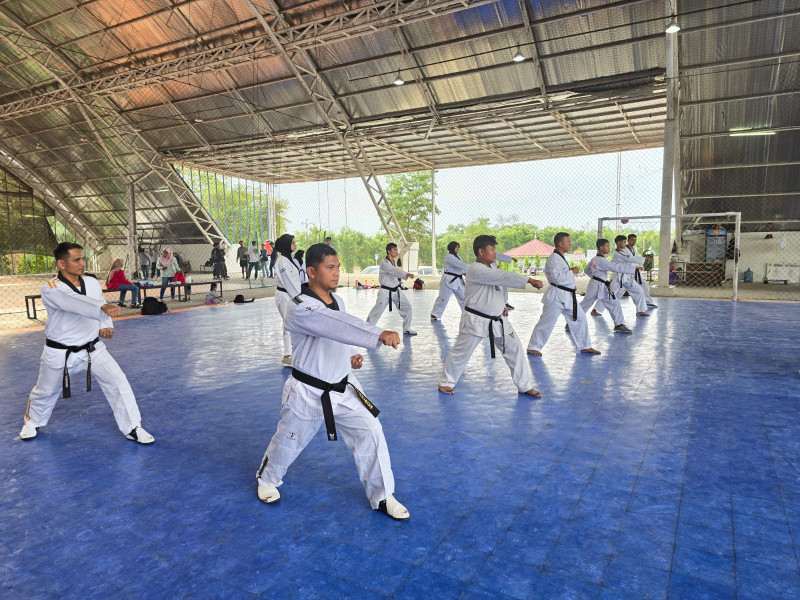 Jelang UKT dan Kukkiwon Internasional, Taekwondo Pekanbaru Gelar Latihan Persiapan